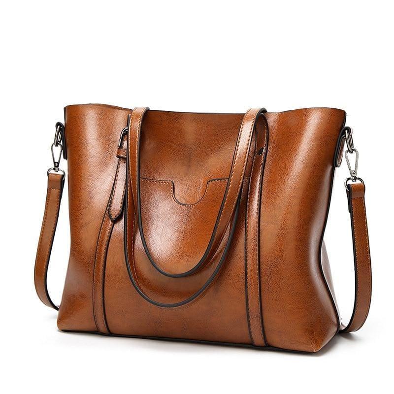 Women Tote Bag High Quality Shoulder Handbag - Brown / 32X12X26Cm - Bag