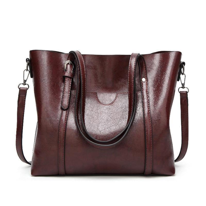 Women Tote Bag High Quality Shoulder Handbag - Coffee / 32X12X26Cm - Bag