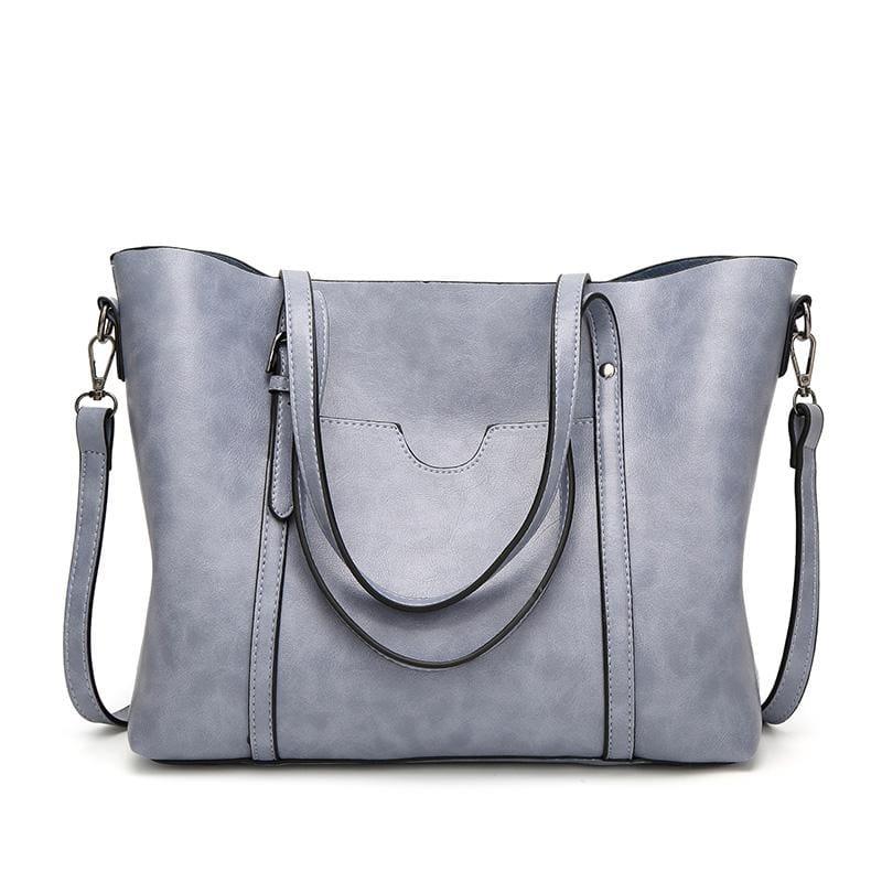 Women Tote Bag High Quality Shoulder Handbag - Light Blue / 32X12X26Cm - Bag