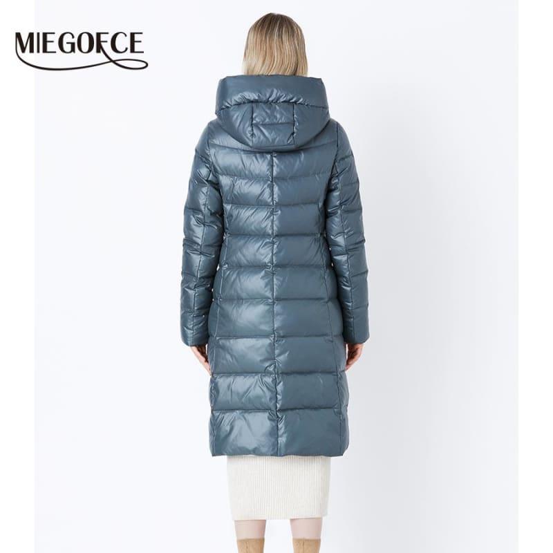 Womens Hooded Warm Parkas Bio Fluff Parka Coat - Coats