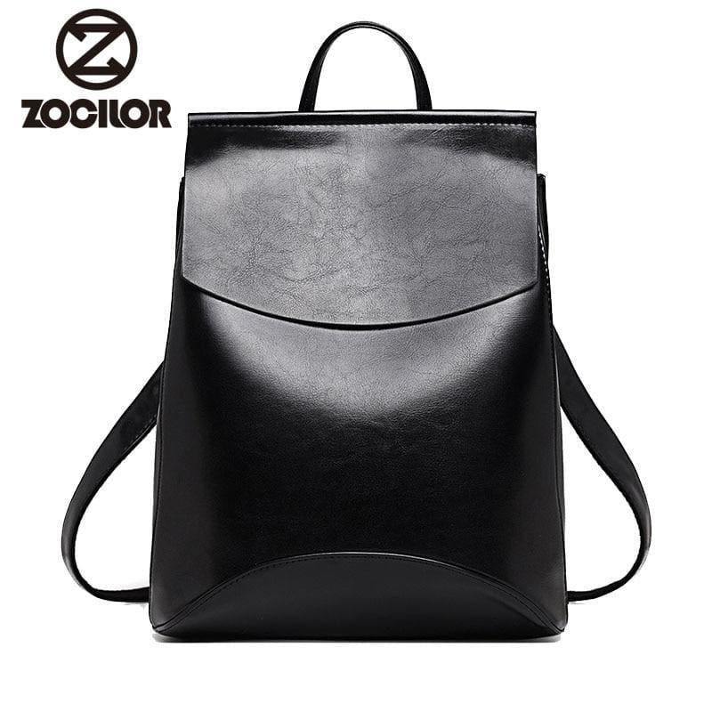 Youth Leather Backpacks Shoulder Bag - Backpacks